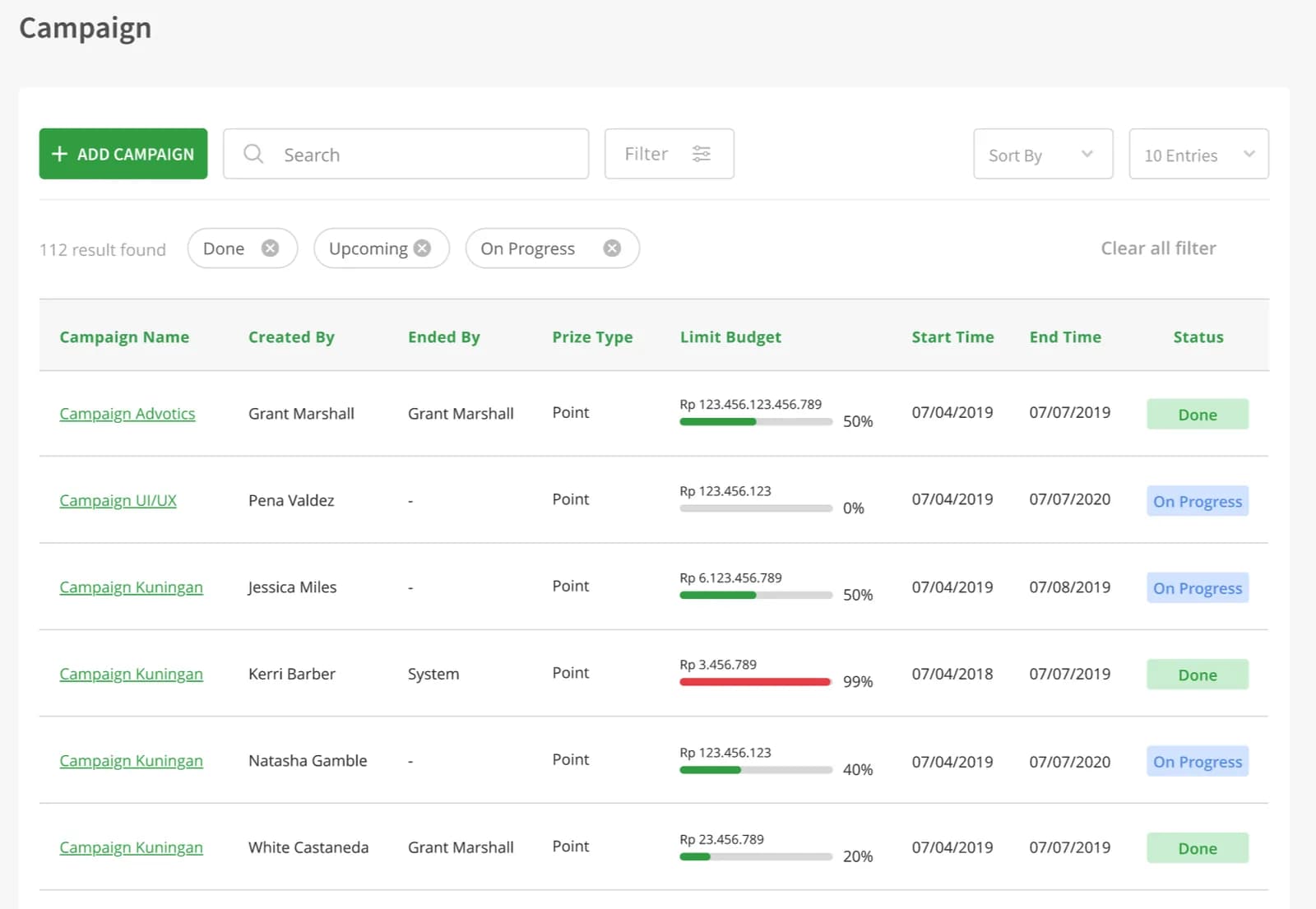 campaign-dashboard