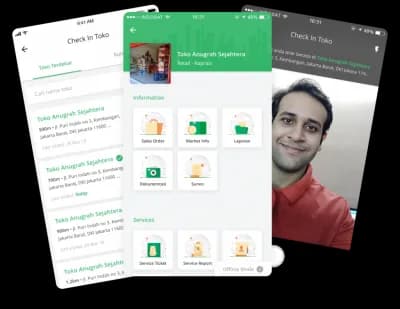 Aplikasi Advotics untuk check-in toko dengan geo-tagging